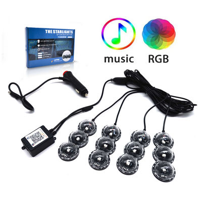 フィートの星LED車の大気軽い車APPの携帯電話Bluetooth